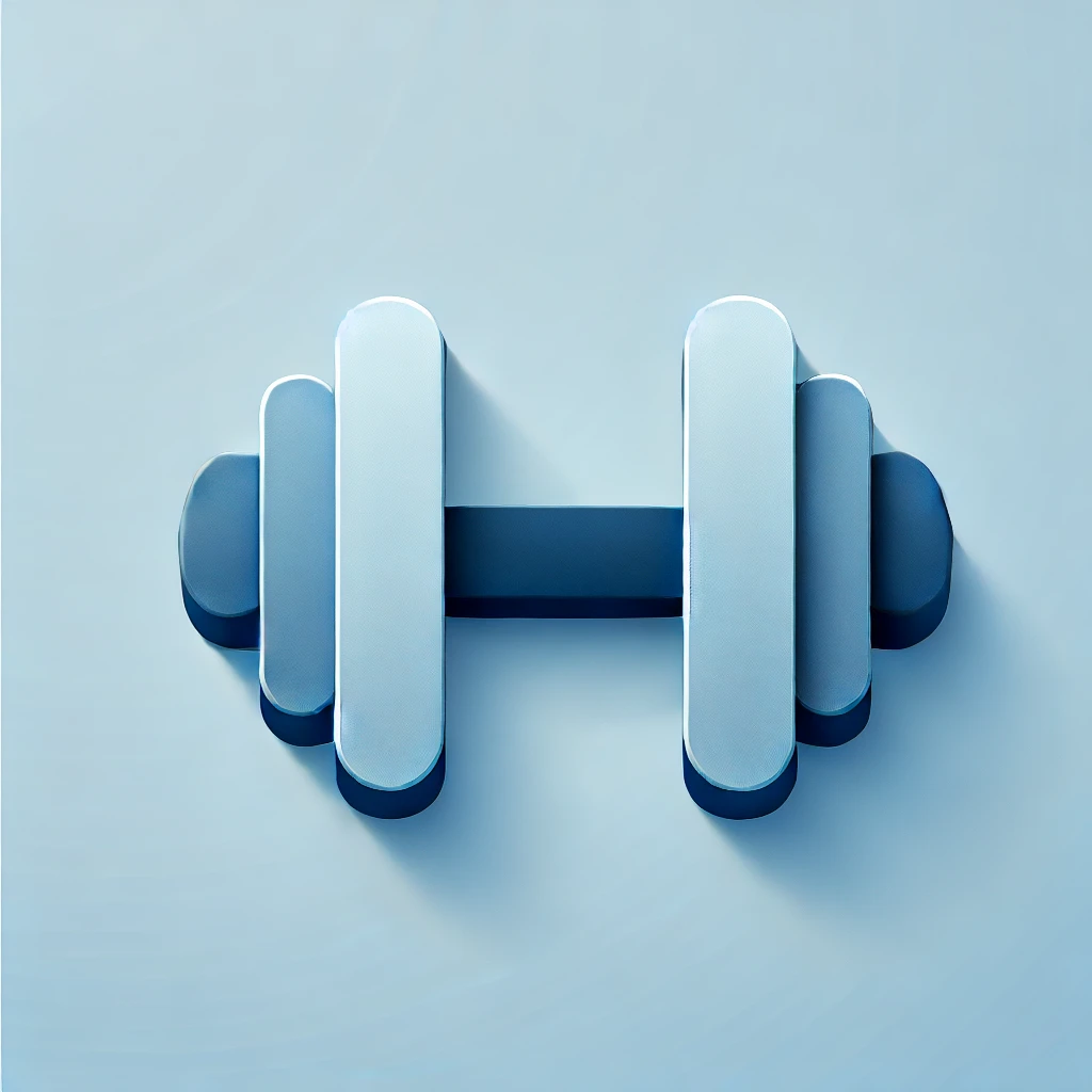 Abstract dumbbell Atlas app icon